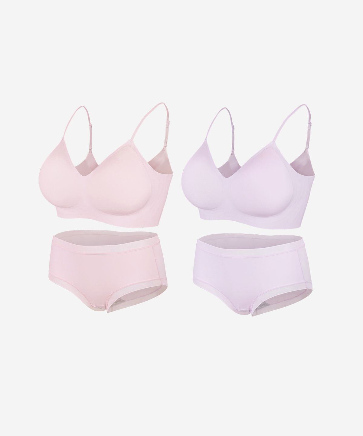 크라시앙(CRASSIANG) [2PACK] 3cm 얇은끈 볼륨핏 브라 세트