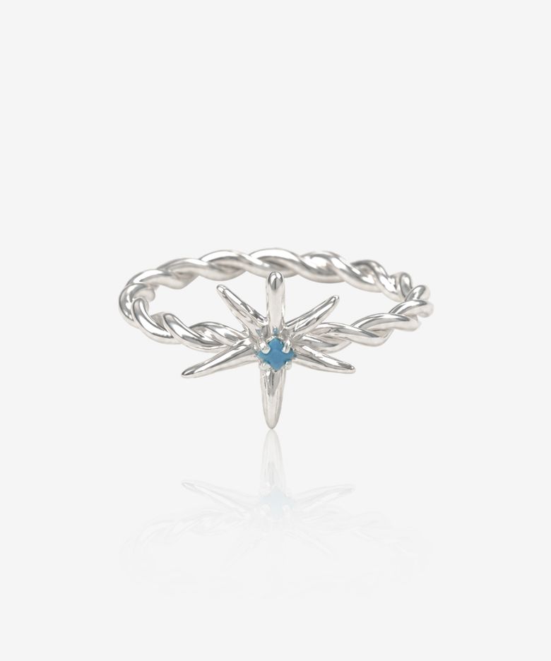Tomato crown ring, TURQUOISE