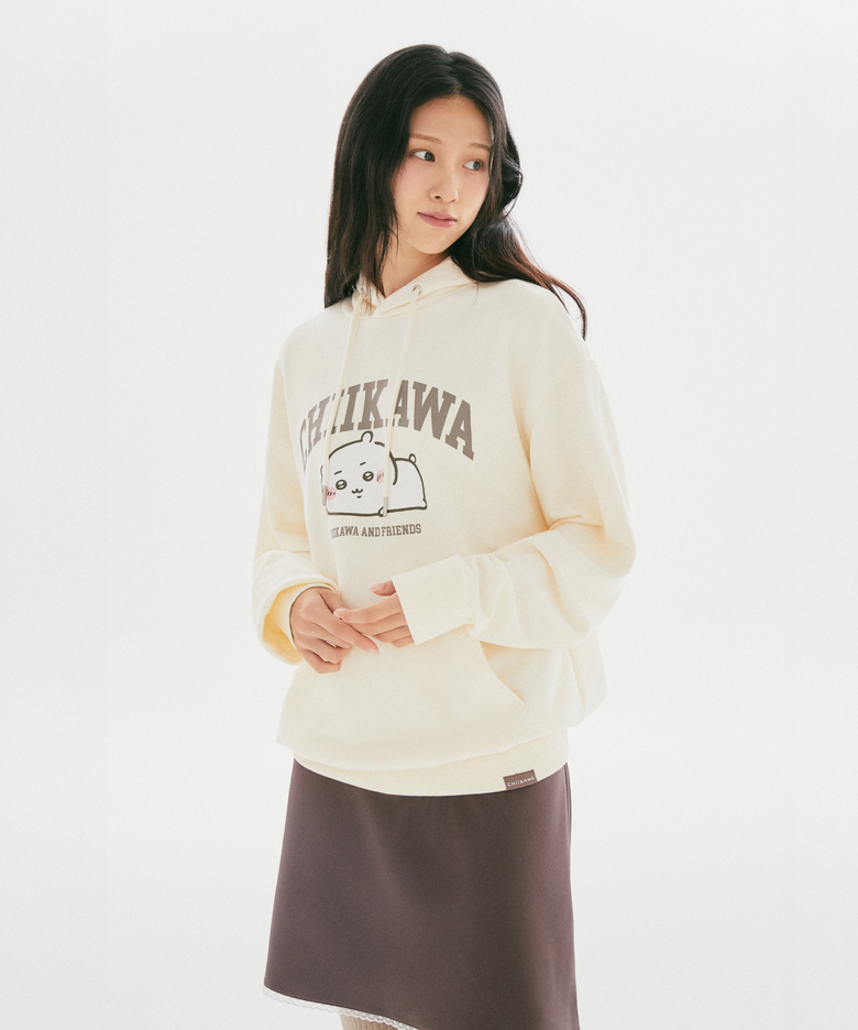 [먼작귀] 후드 스웨트셔츠(Cream)_SPMHG49U01