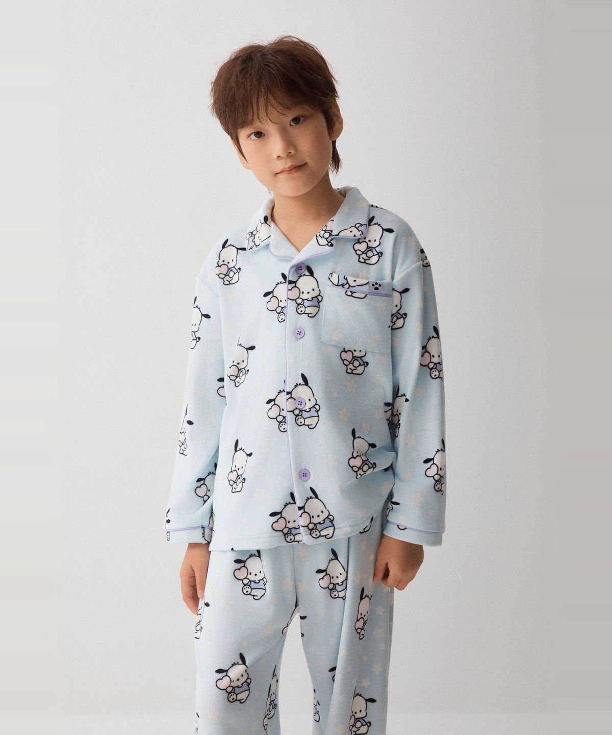 스파오 키즈(SPAO KIDS) [키즈] (산리오캐릭터즈) 수면 파자마(Light Blue)_SPPPG4VKU1