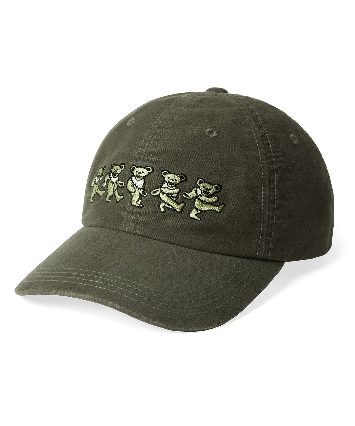 디스이즈네버댓(THISISNEVERTHAT) GD Dancing Bears Cap Olive