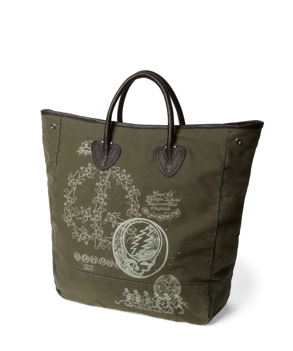 디스이즈네버댓(THISISNEVERTHAT) GD Iconography Tote Olive
