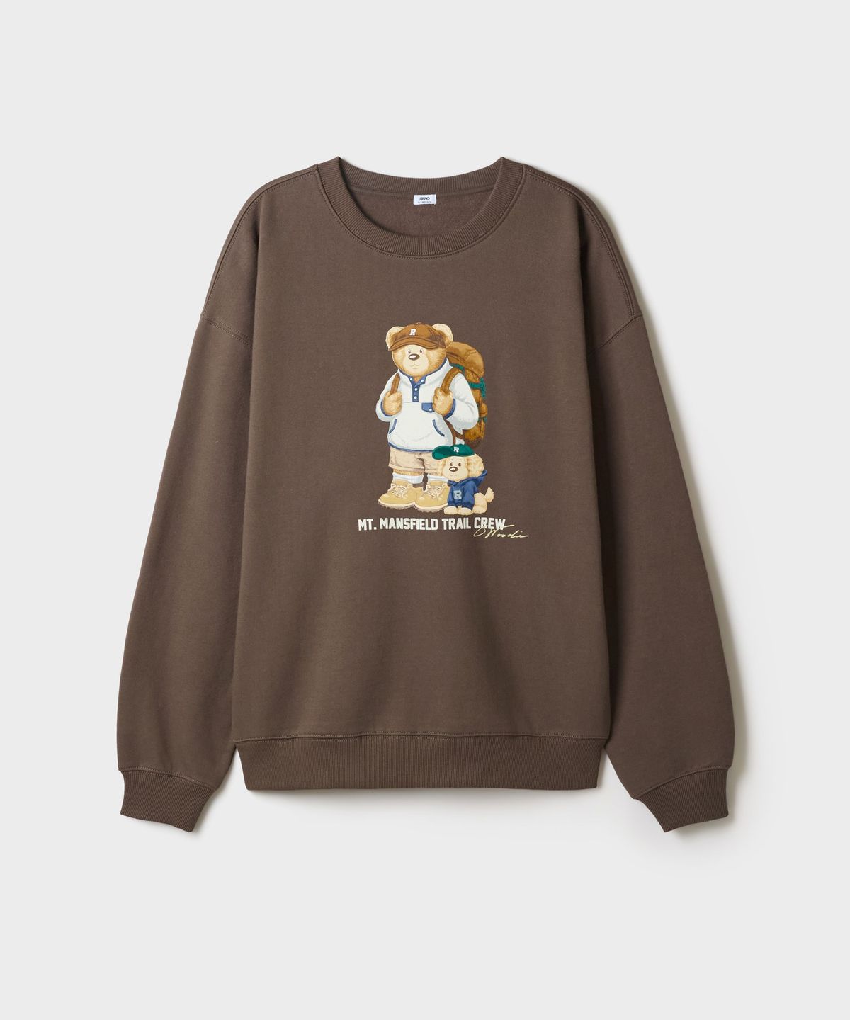스파오(SPAO) (우디) 스웨트 셔츠 (기모)_SPMNG4TC72