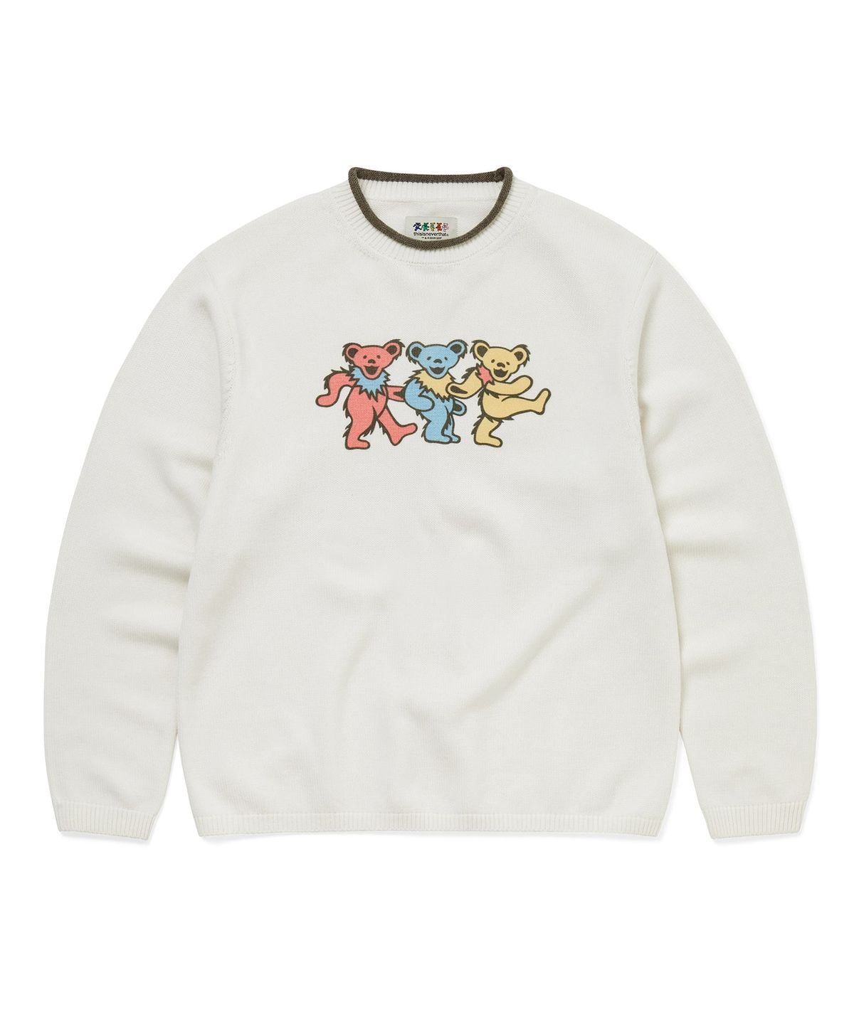 디스이즈네버댓(THISISNEVERTHAT) GD Mockneck Sweater Off White