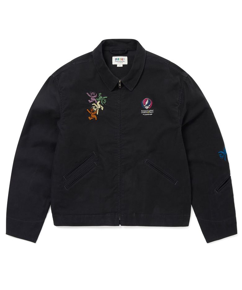 GD Ol Dancing Bears Work Jacket Off Black