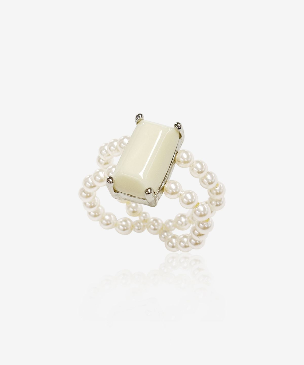 영리영리(YLYL) Mont pearl ring, IVORY