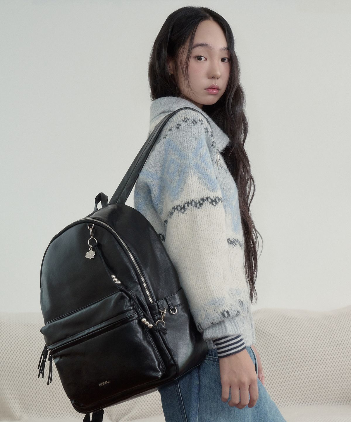 마이쉘(MYSHELL) 아이비 백팩_35102BP(1color)