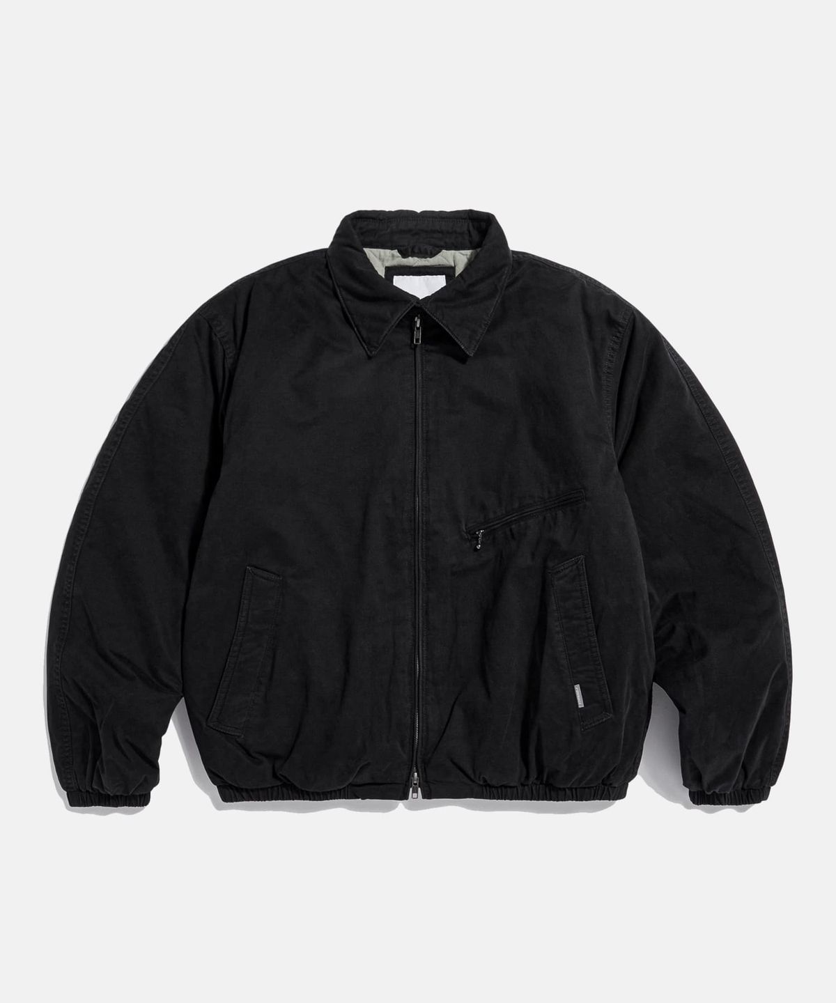 에스피오나지(ESPIONAGE) Insulated Washed Cotton Blouson Black
