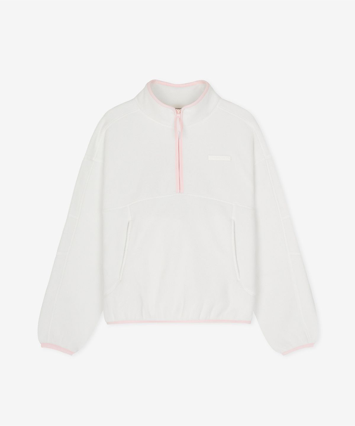 뉴발란스(NEW BALANCE) NBNCG4W912 / WOMEN 코지 플리스 반집업 (IVORY)