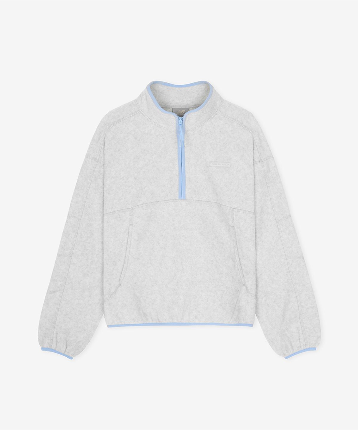 뉴발란스(NEW BALANCE) NBNCG4W912 / WOMEN 코지 플리스 반집업 (L/GRAY)