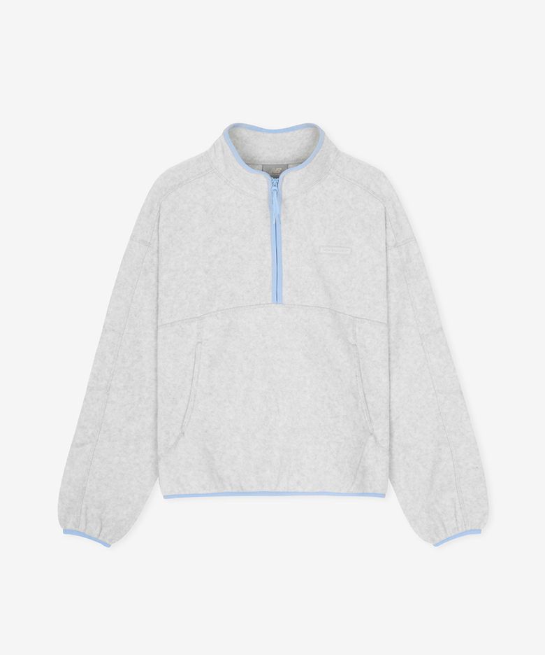 NBNCG4W912 / WOMEN 코지 플리스 반집업 (L/GRAY)