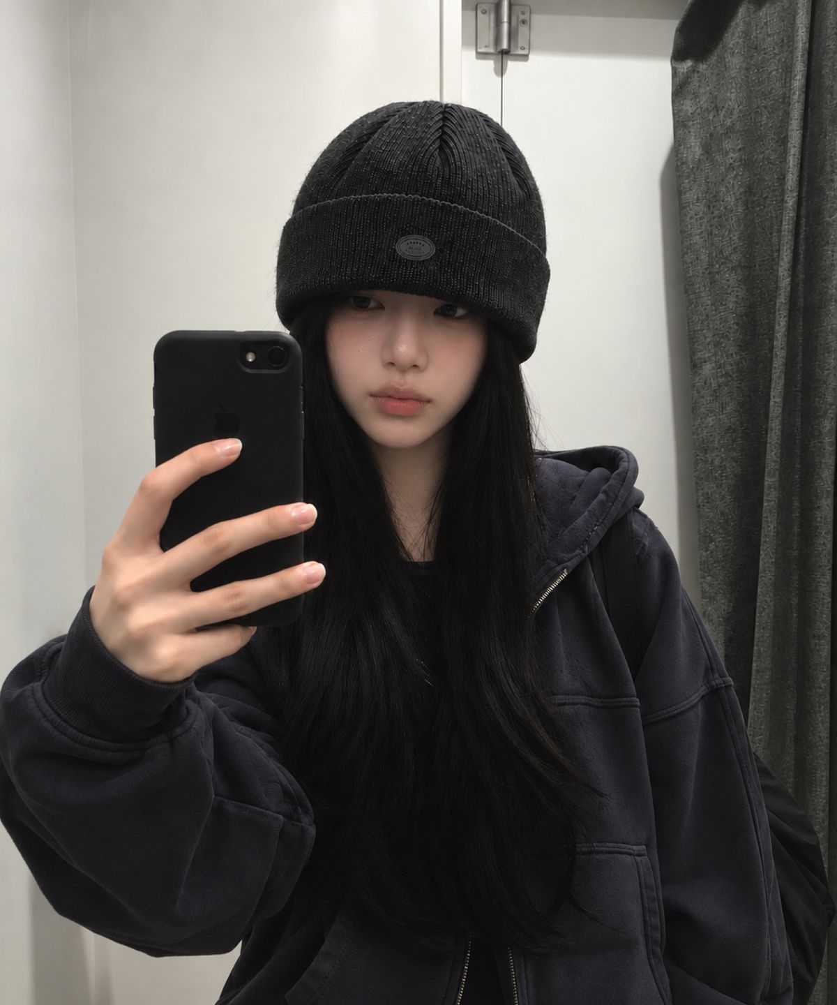 블랙리클루시브(BLACK RECLUSIVE) 베이직 헤비 골지 비니 2colors (BKE6UKB002)