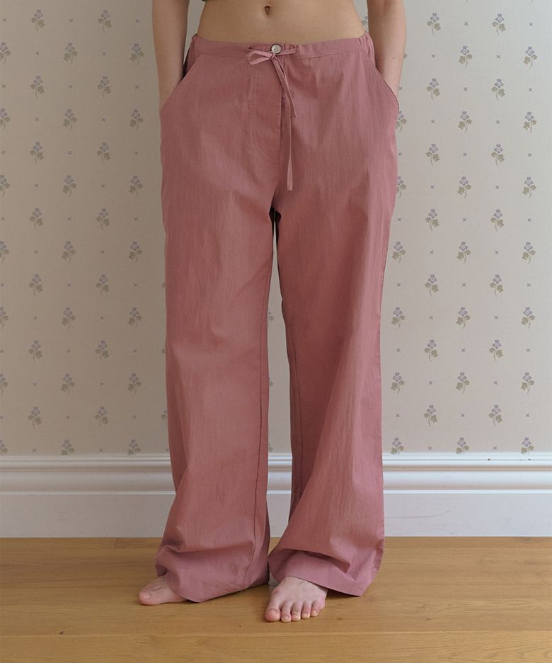 Butterfly Summer Long Pants [Dust Pink]