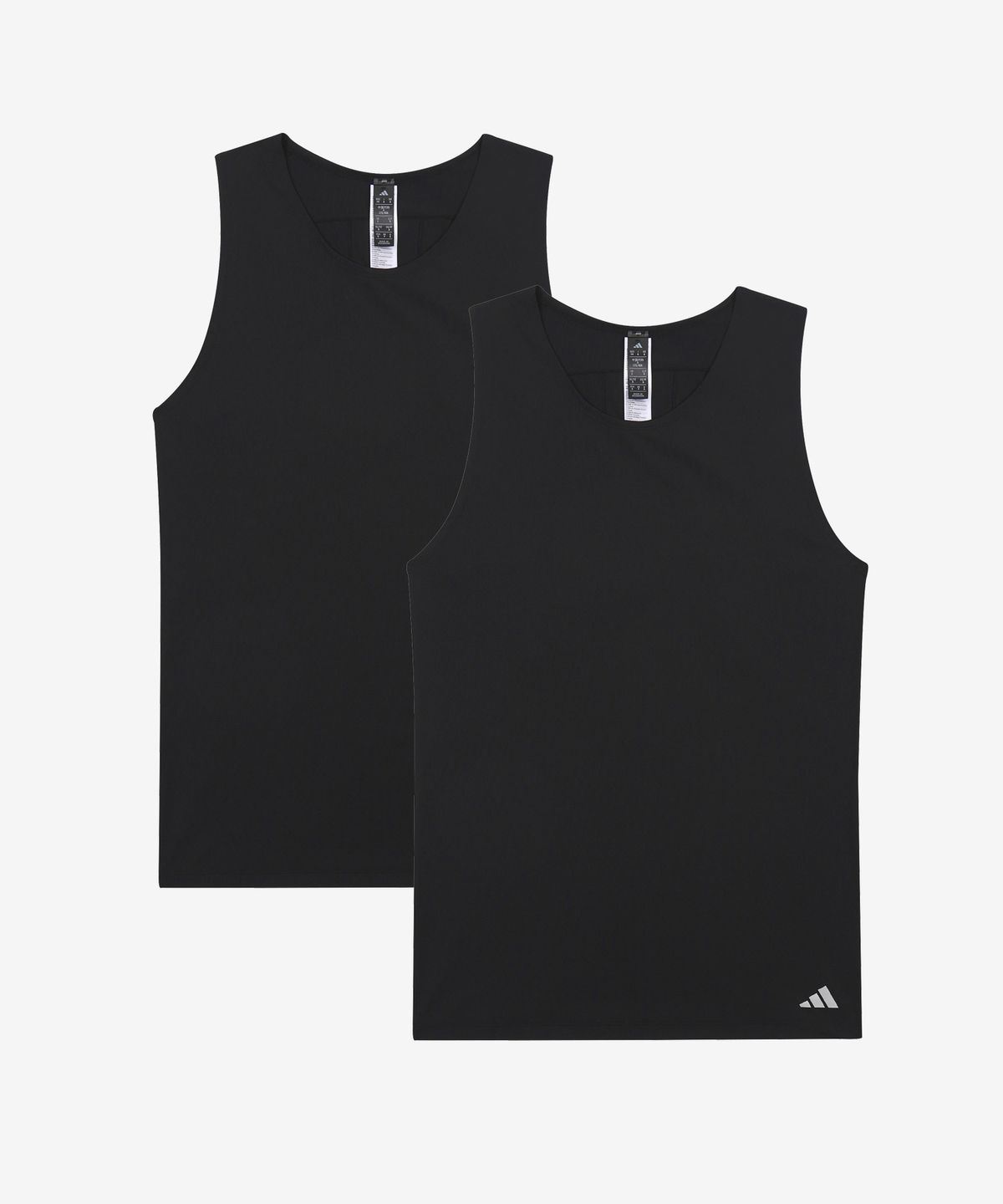 아디다스 언더웨어(ADIDAS UNDERWEAR) [2PACK] 아디다스 남성 머슬 런닝 블랙