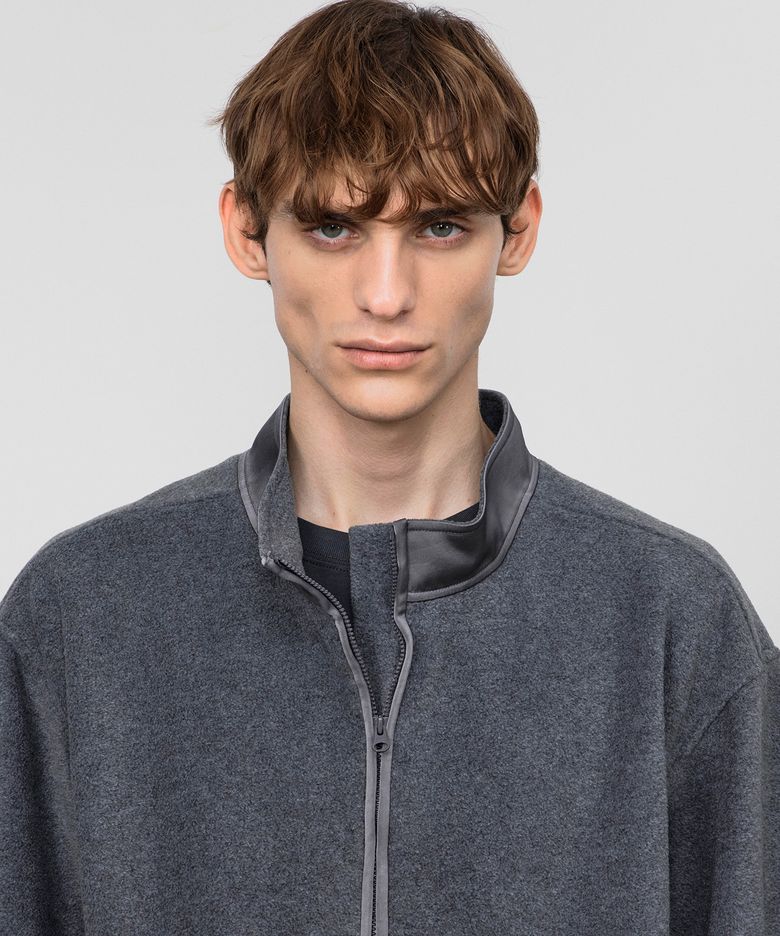BLAKE FLEECE HALF ZIP PULLOVER (CHARCOAL)