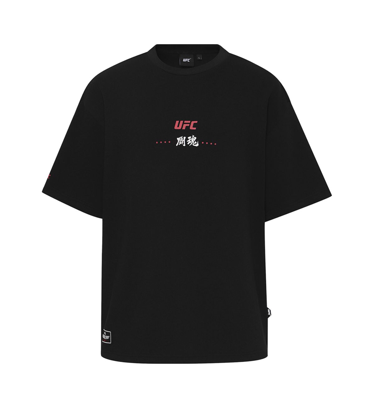 유에프씨 스포츠(UFC SPORT) UFC 투혼 오버핏 반팔 티셔츠 블랙 U2SSX2124BK
