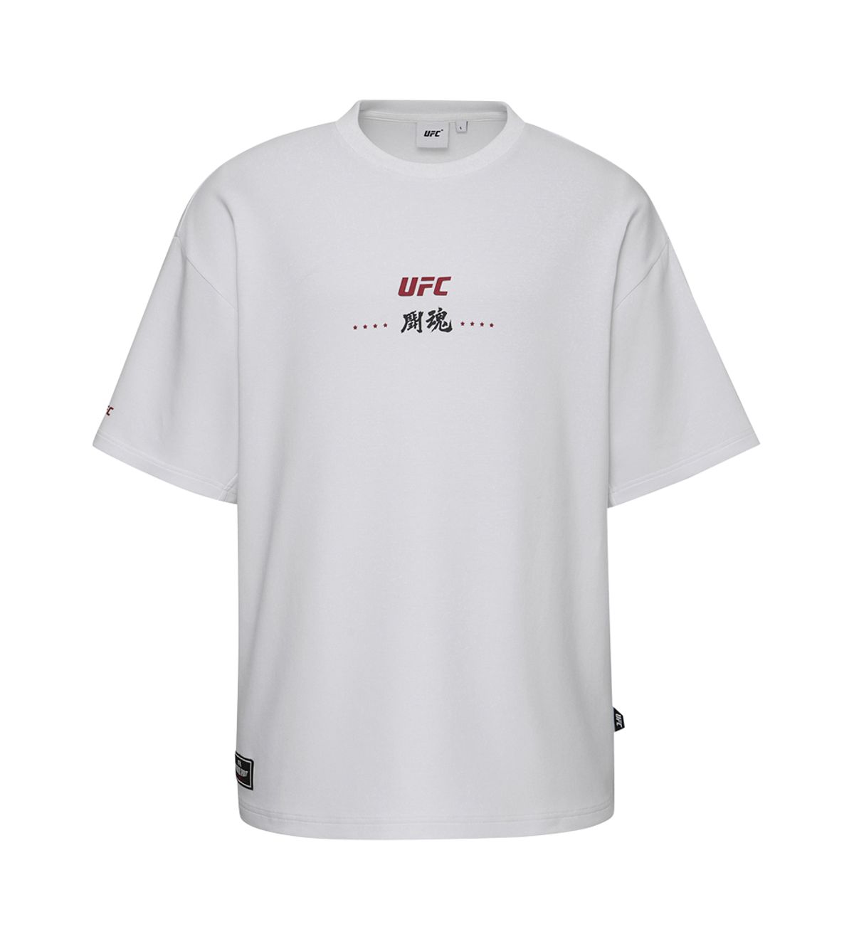 유에프씨 스포츠(UFC SPORT) UFC 투혼 오버핏 반팔 티셔츠 화이트 U2SSX2124WH