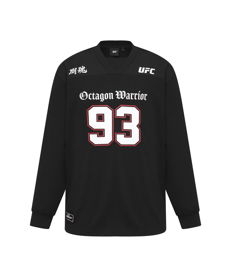 UFC 투혼 오버핏 풋볼 저지 블랙 U2LSX3312BK