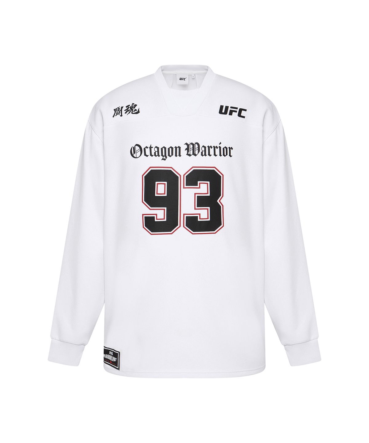 유에프씨 스포츠(UFC SPORT) UFC 투혼 오버핏 풋볼 저지 화이트 U2LSX3312WH