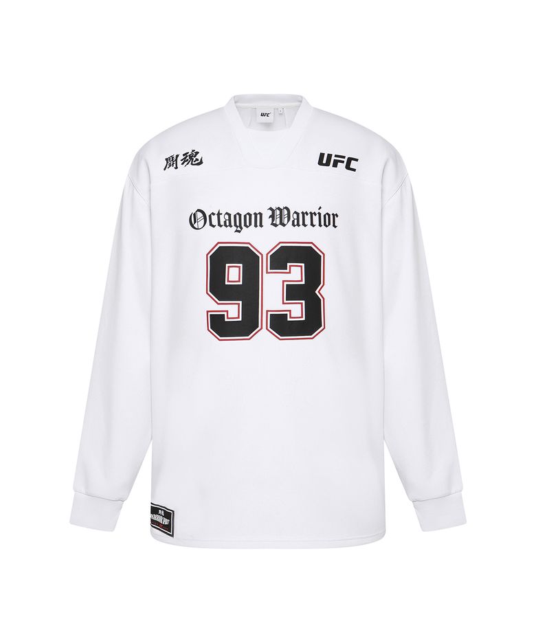 UFC 투혼 오버핏 풋볼 저지 화이트 U2LSX3312WH