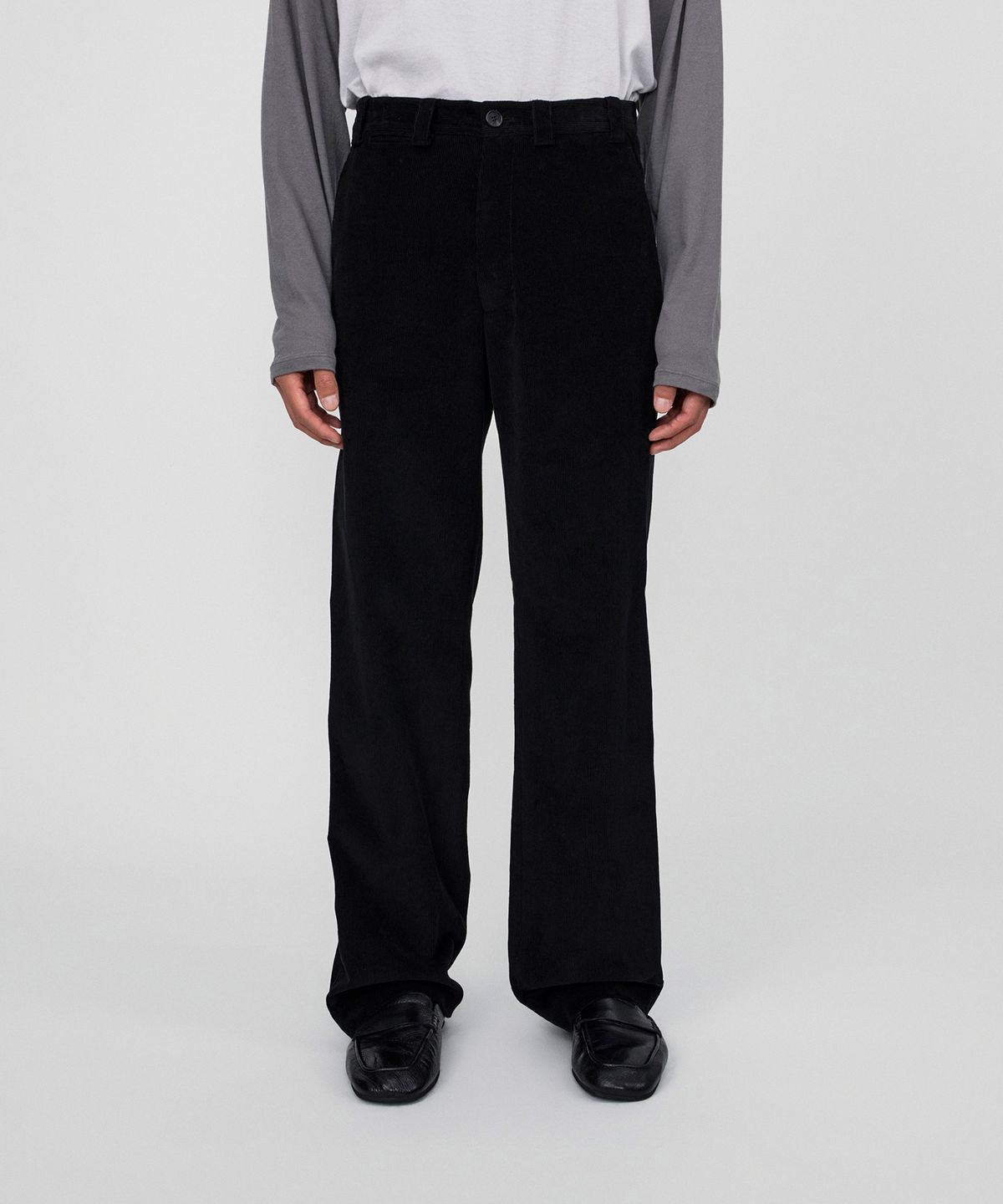 호이테(HEUTE) SAGE COTTON CORDUROY PANTS (BLACK)