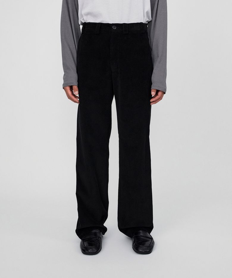 SAGE COTTON CORDUROY PANTS (BLACK)