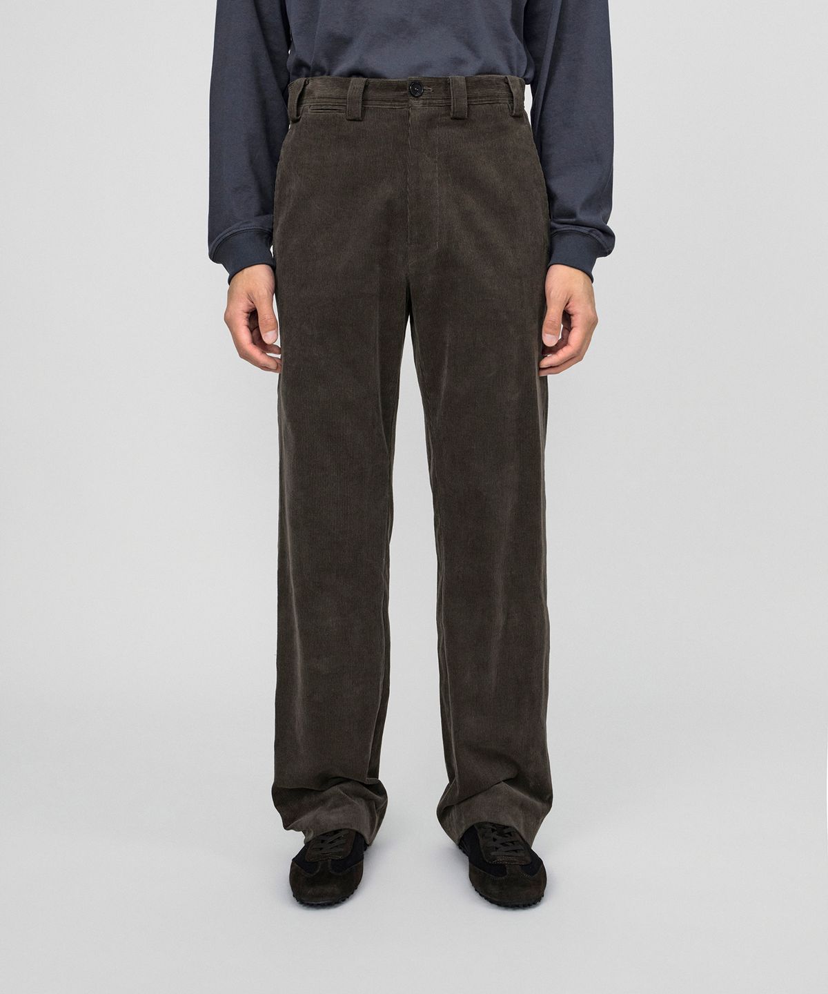 호이테(HEUTE) SAGE COTTON CORDUROY PANTS (KHAKI BROWN)