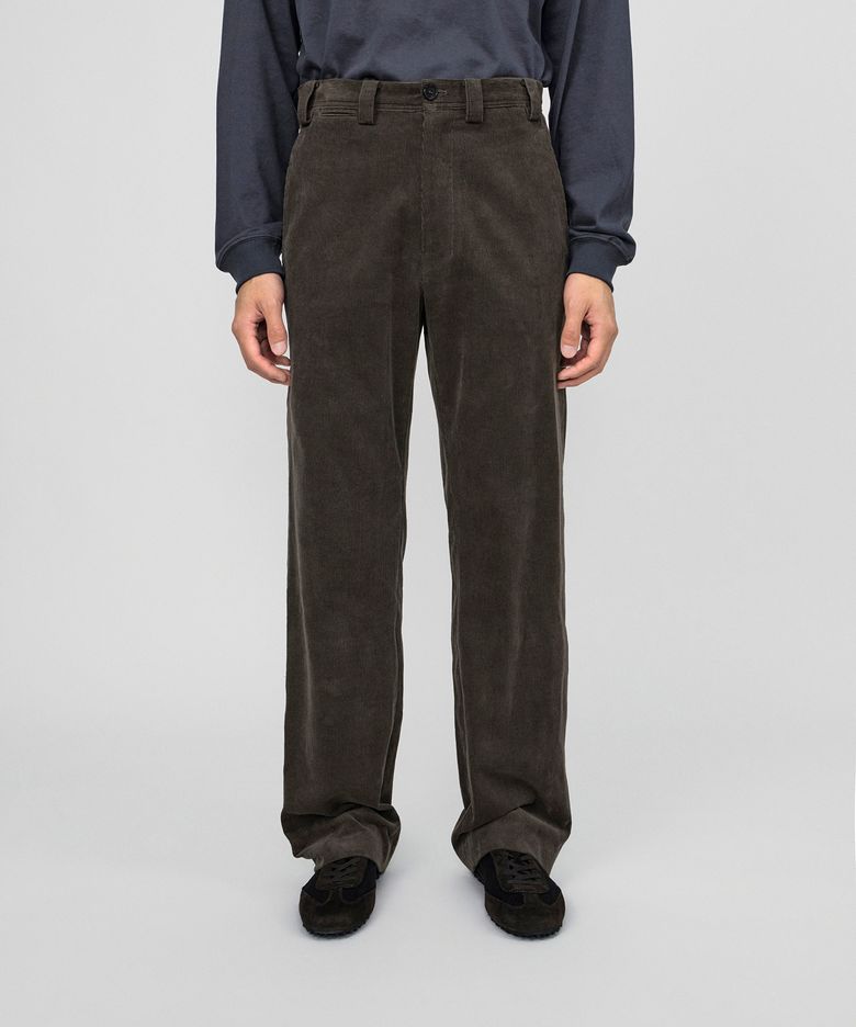 SAGE COTTON CORDUROY PANTS (KHAKI BROWN)