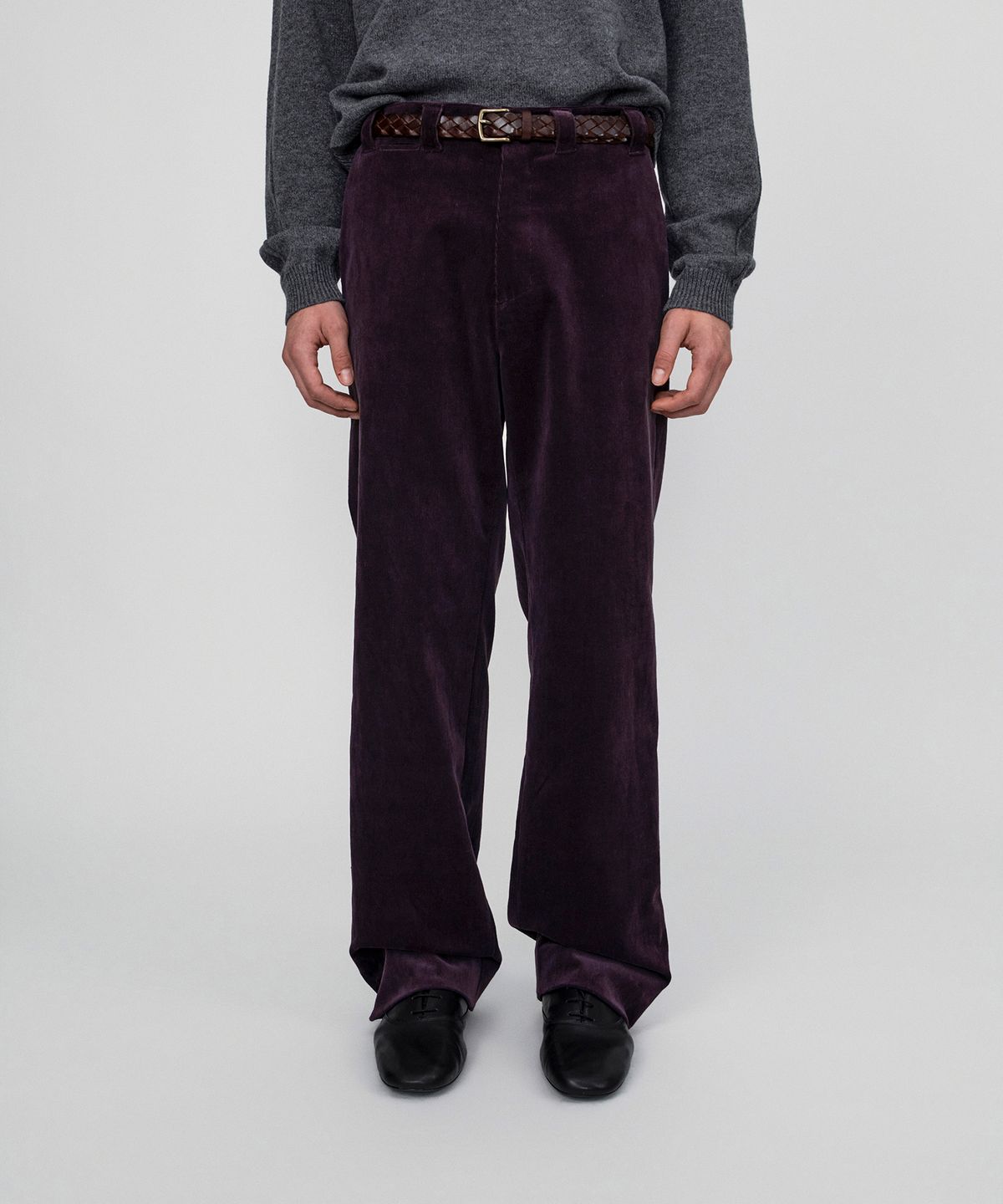 호이테(HEUTE) SAGE COTTON CORDUROY PANTS (PURPLE)