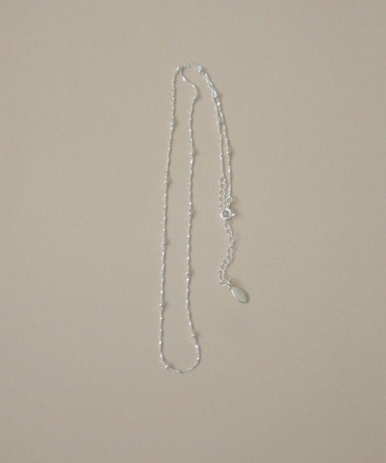 [925 Silver] Casey Necklace (Silver)