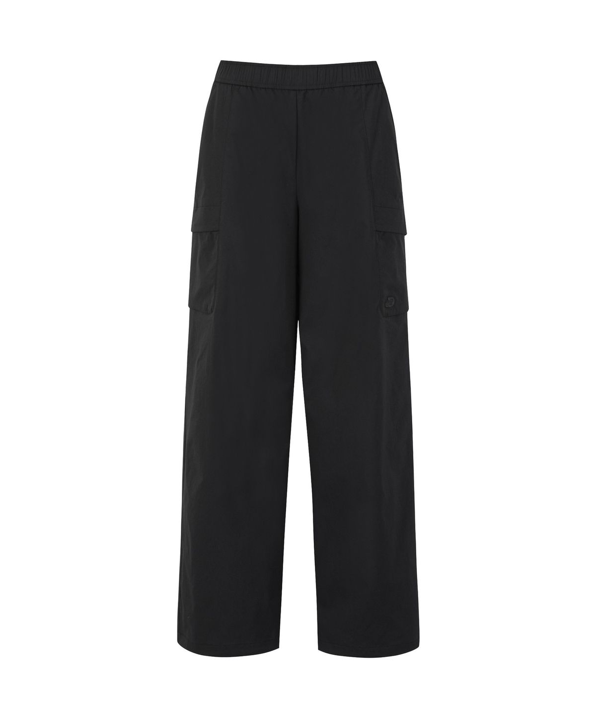 디스커버리 익스페디션(DISCOVERY EXPEDITION) 여성 기모안감 세미와이드 카고팬츠 (BLACK)