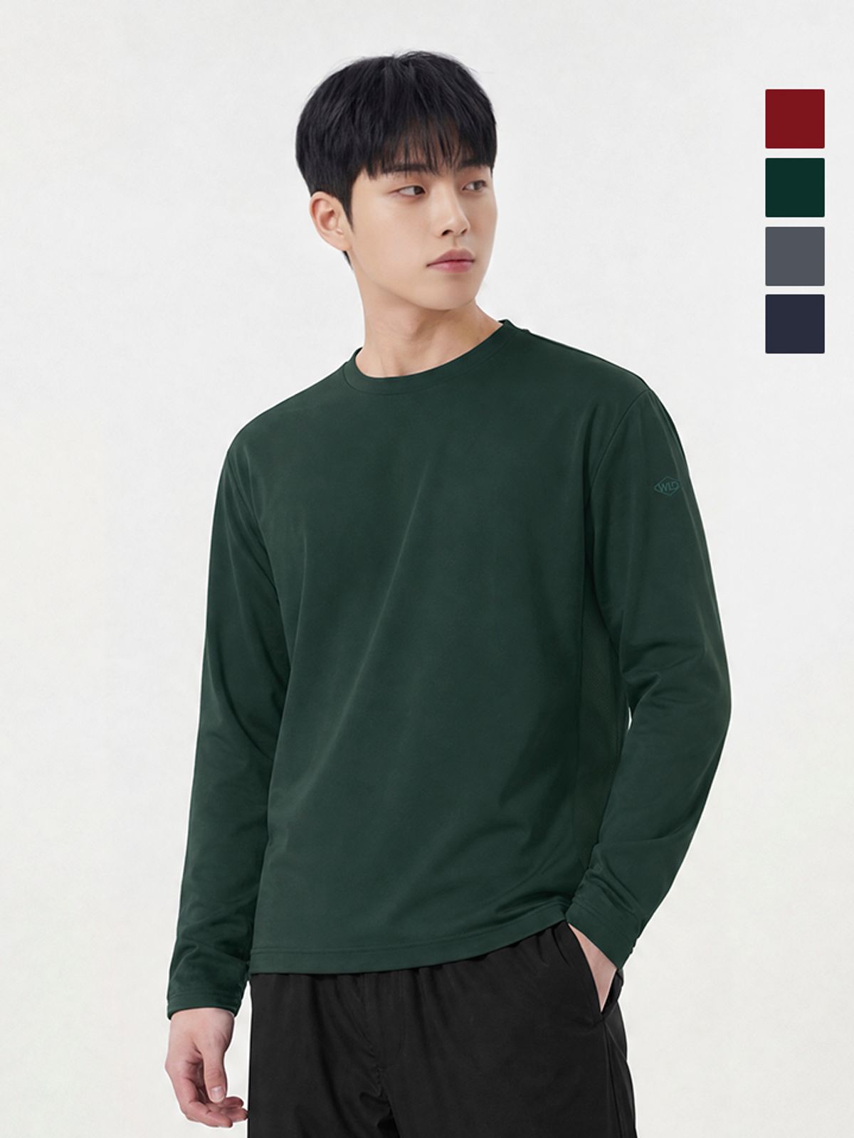 웨스트우드(WESTWOOD) 남성 스포티 라운드 티셔츠_WO3MTTR453