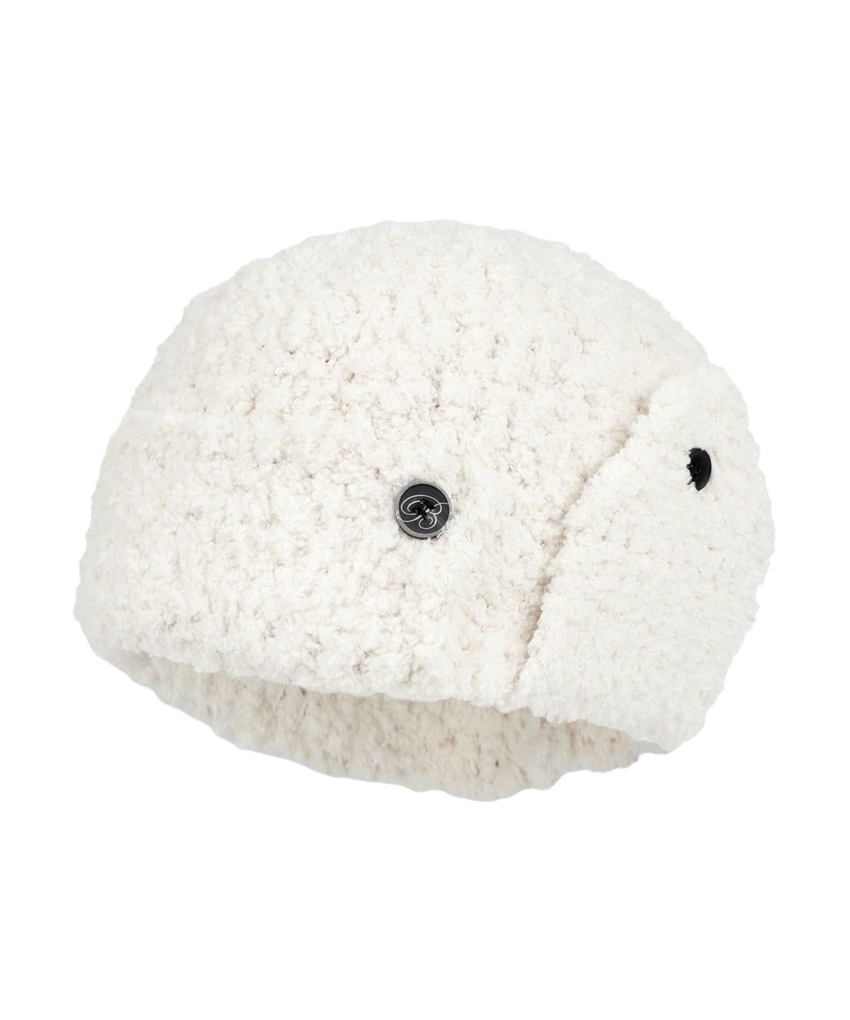 버터니(BUTTONY) BUTTON EAR MUFF BEANIE (IVORY)