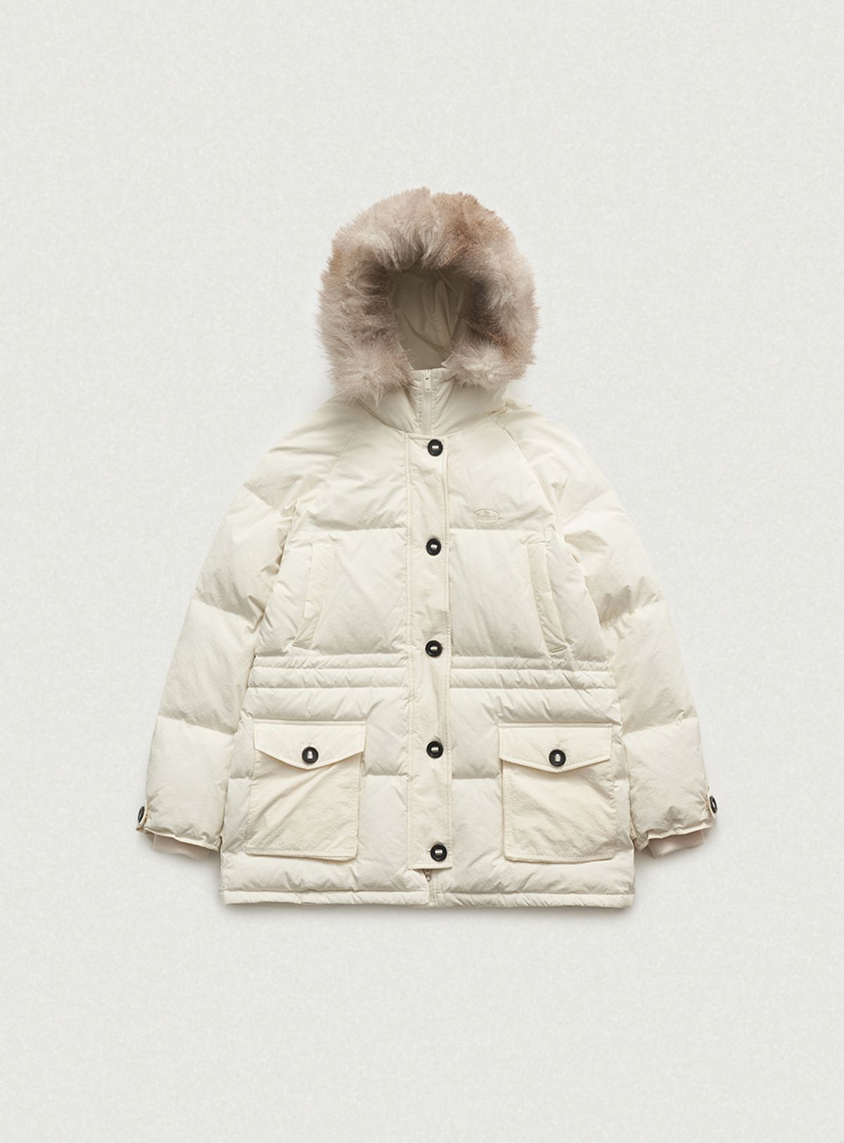 더바넷(THEBARNNET) Everest Fur-Trimming Duck Down Parka_Ivory