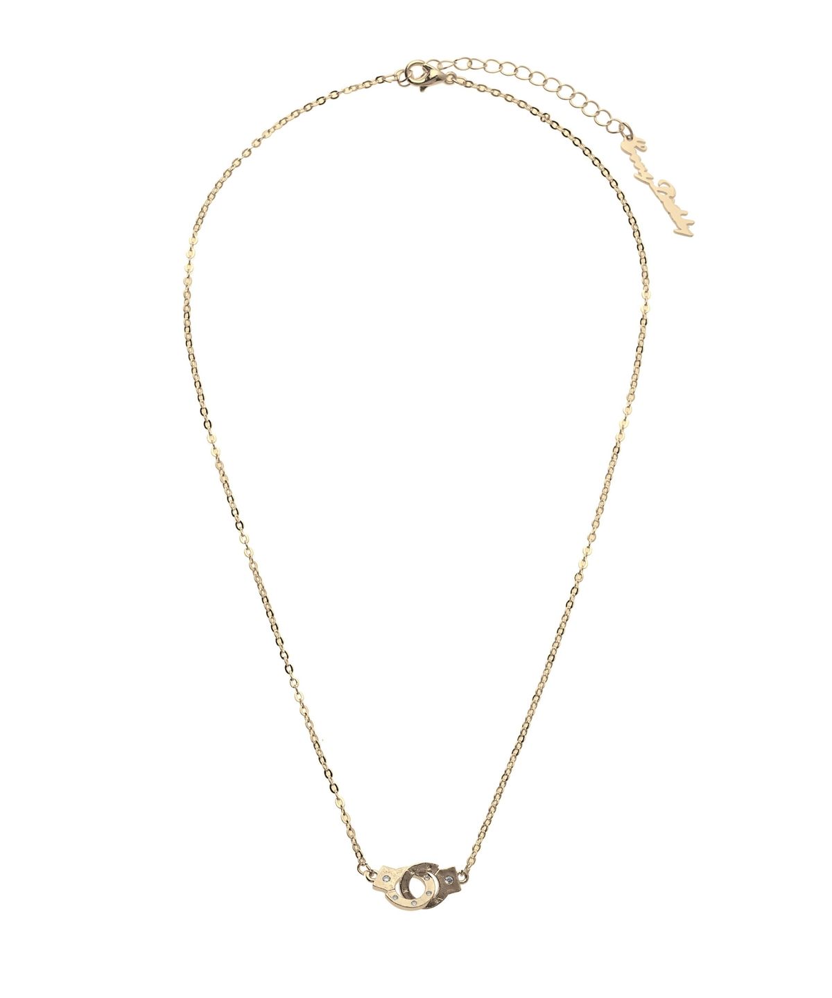 에브리벌스데이(EVERYBIRTHDAY) Handcuff love shot necklace Gold