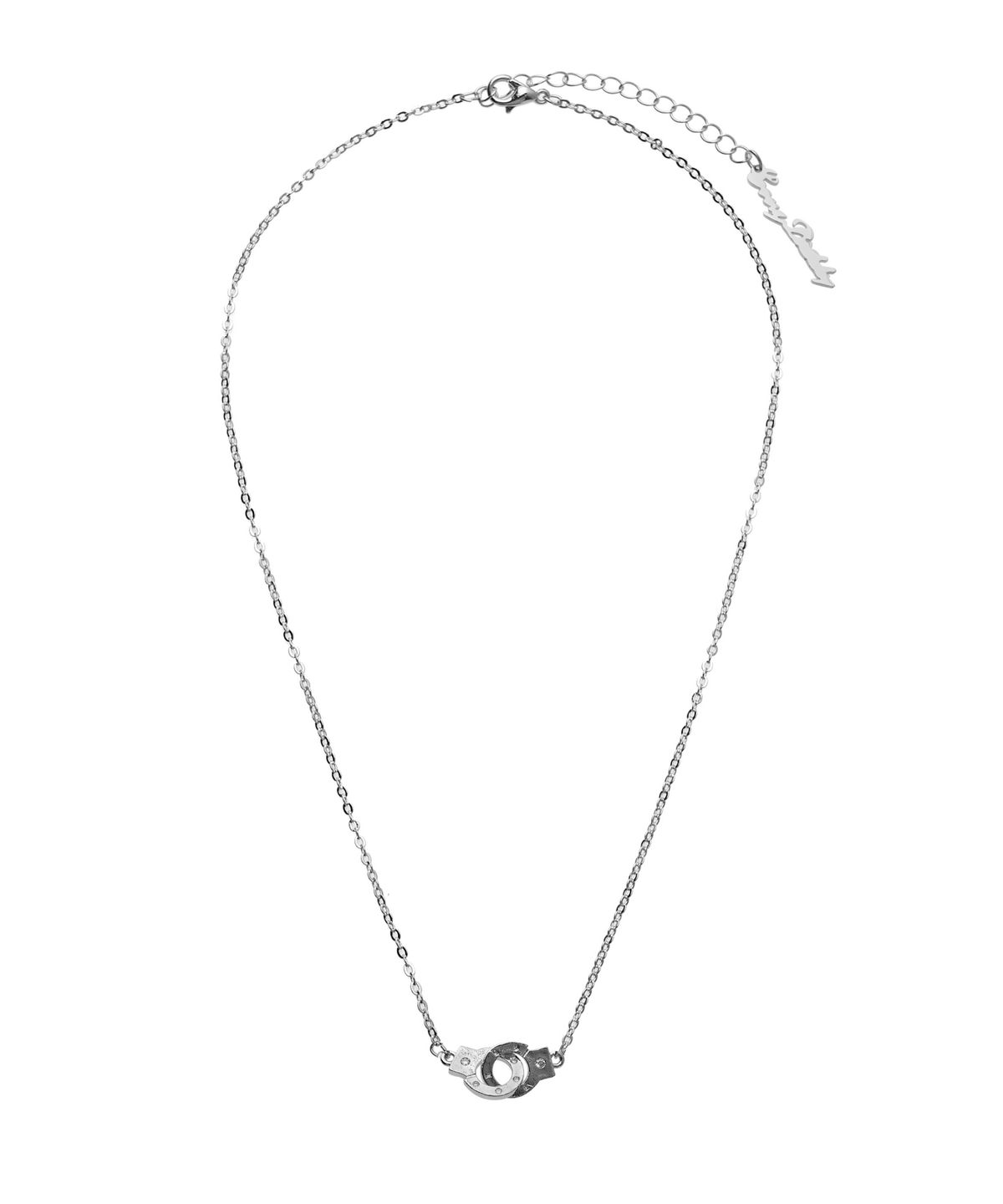 에브리벌스데이(EVERYBIRTHDAY) Handcuff love shot necklace Silver