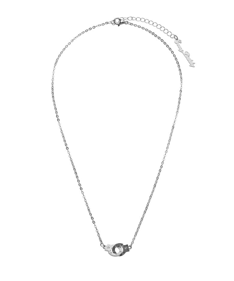 Handcuff love shot necklace Silver