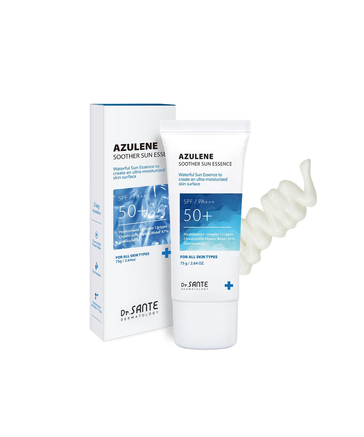 닥터상떼(DR.SANTE) 아줄렌 수더 선에센스 75ml