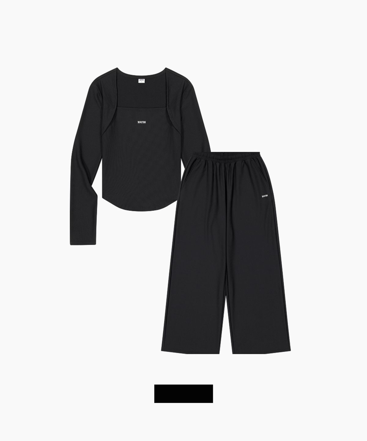 웨이든(WAYDN) [SET]볼레로 골지 셋업