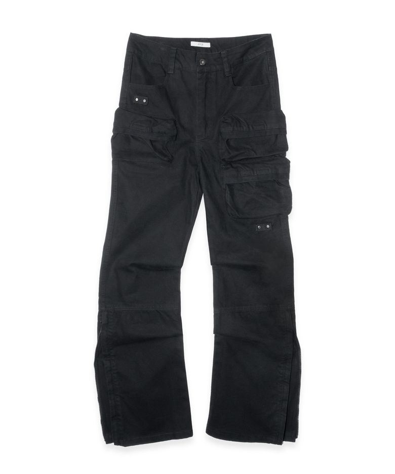 Koin Multipocket Cotton Pants (Black)