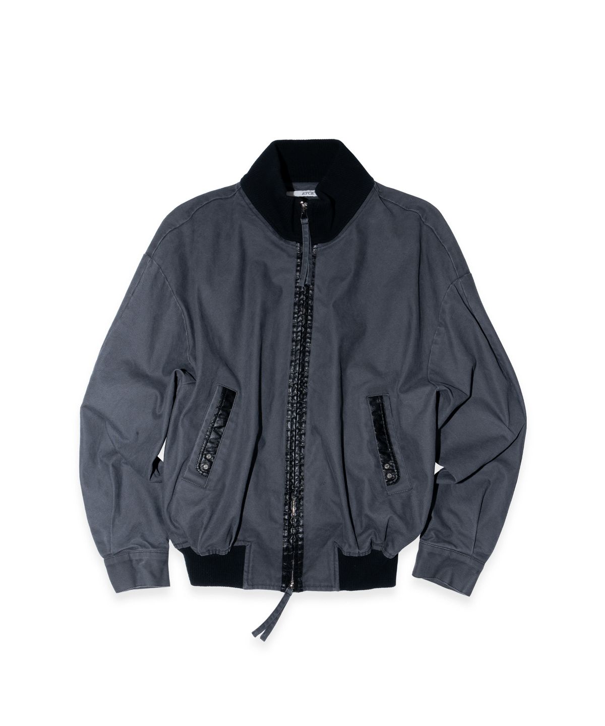 이티씨이(ETCE) Snap Cuffs Cotton Jacket (Black)
