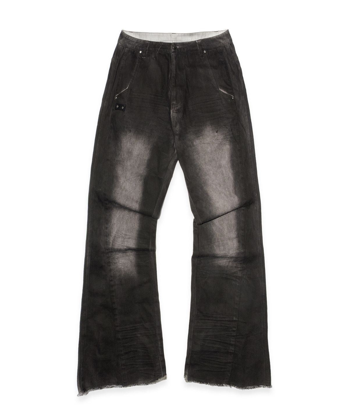 이티씨이(ETCE) Sotillda Washed Raw Edge Denim (Black)