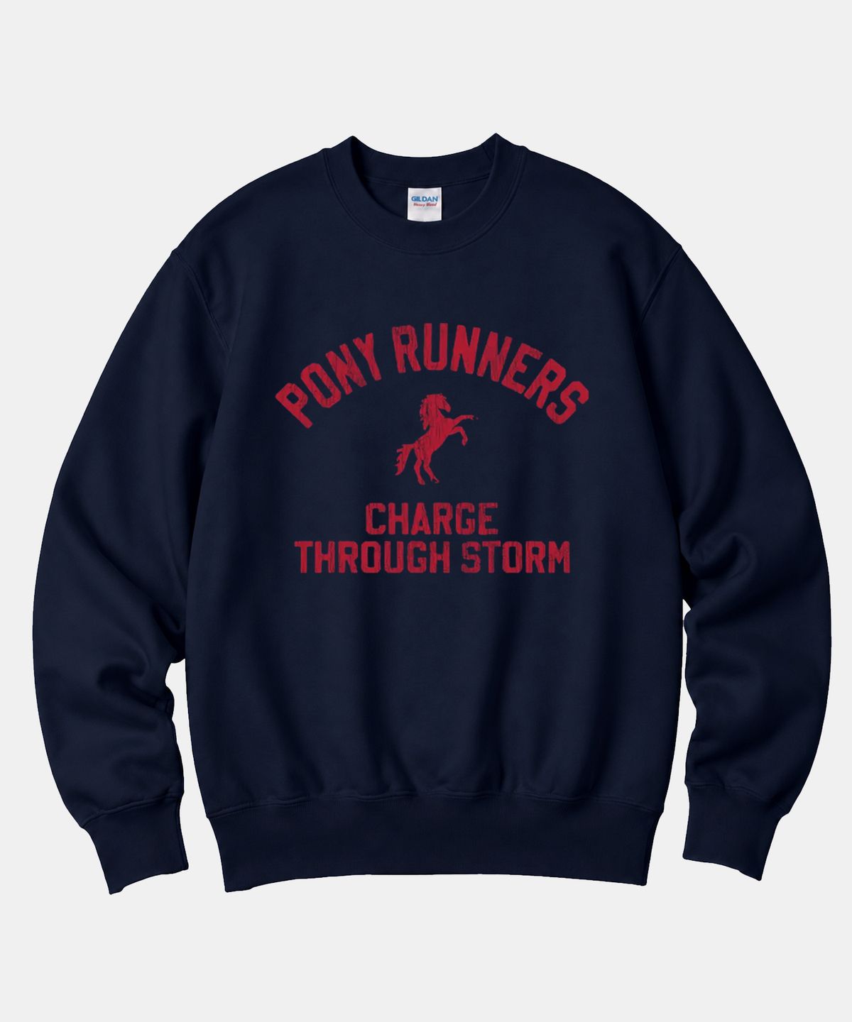 길단(GILDAN) 길단 X 빈티지컬렉션 PONY RUNNERS 맨투맨 티셔츠