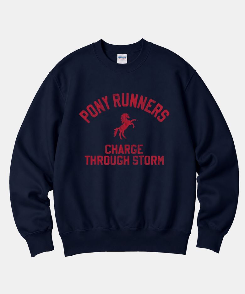 길단 X 빈티지컬렉션 PONY RUNNERS 맨투맨 티셔츠