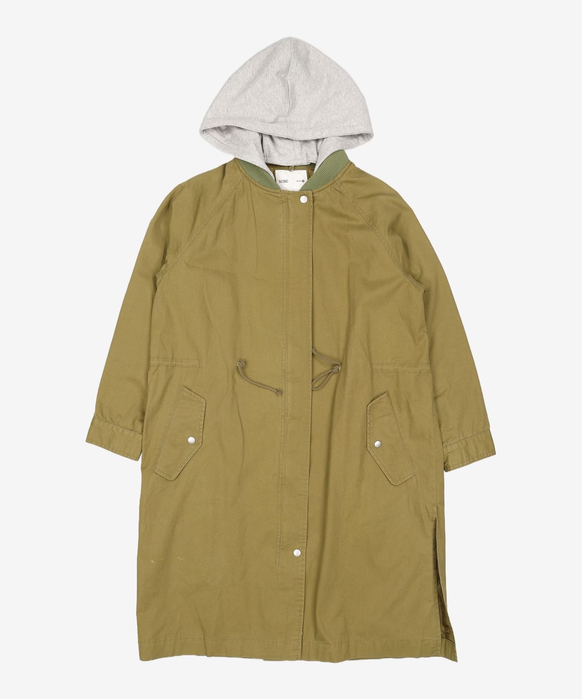 미쏘(MIXXO) 롱 후드 야상점퍼 MIWJJ9331C S