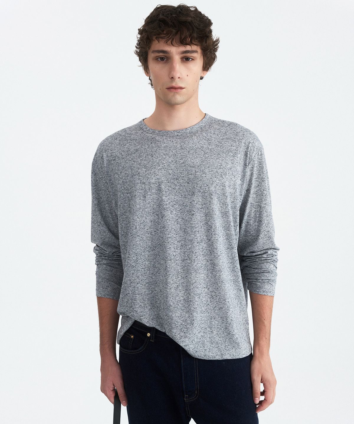 윈더(WINDER) NEPP OREO JERSEY TOP - DARK GREY