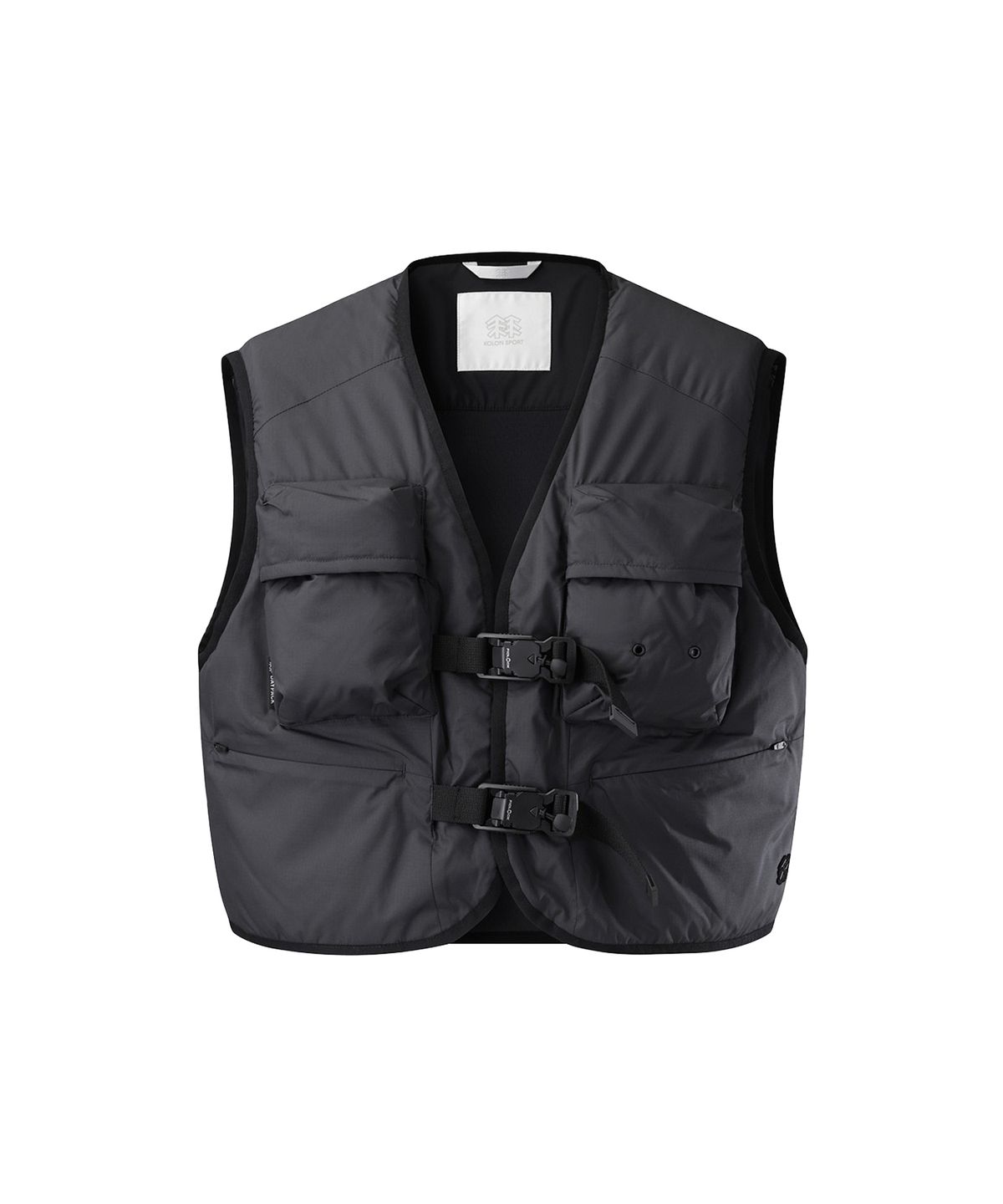 코오롱스포츠(KOLON SPORT) [Warm Daypack] 남성 멀티포켓 베스트 TLVAW26691CGY