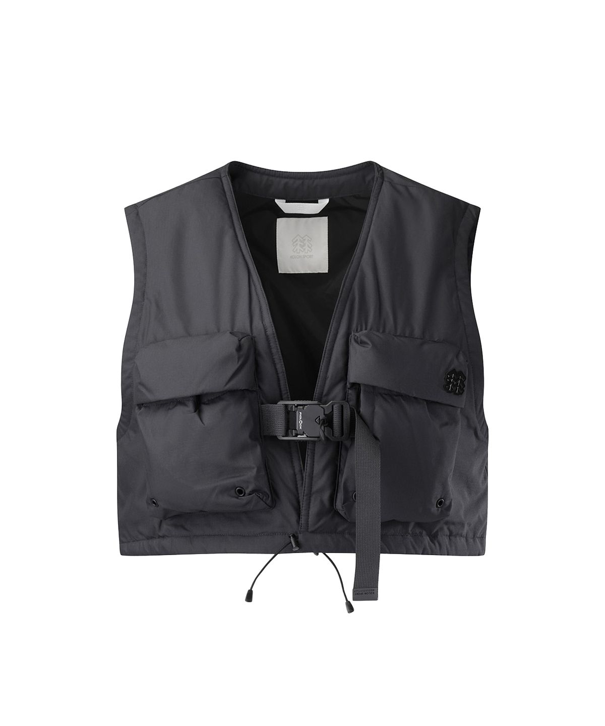 코오롱스포츠(KOLON SPORT) [Warm Daypack] 여성 멀티포켓 베스트 TVVAW26692CGY