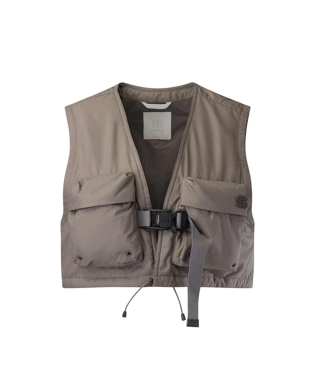 코오롱스포츠(KOLON SPORT) [Warm Daypack] 여성 멀티포켓 베스트 TVVAW26692MUD