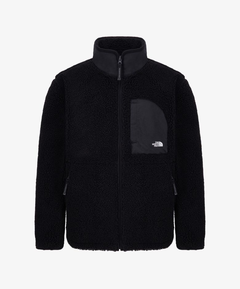 NJ4FS59A 남성 캠프코어 플리스 자켓 BLACK